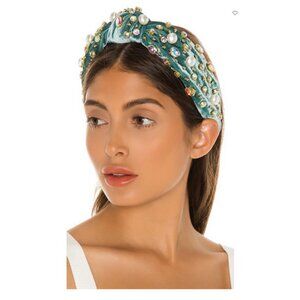 Oversized Pearl & Crystal Headband by Lele Sadoughi